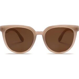 Sojos Sunglasses Women Brown Trendy Cat Eye Round Fashion UV Sunnies Sunglasses